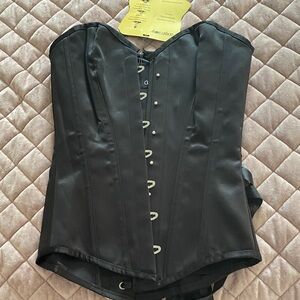 Elegant Black Corset by Corset Story